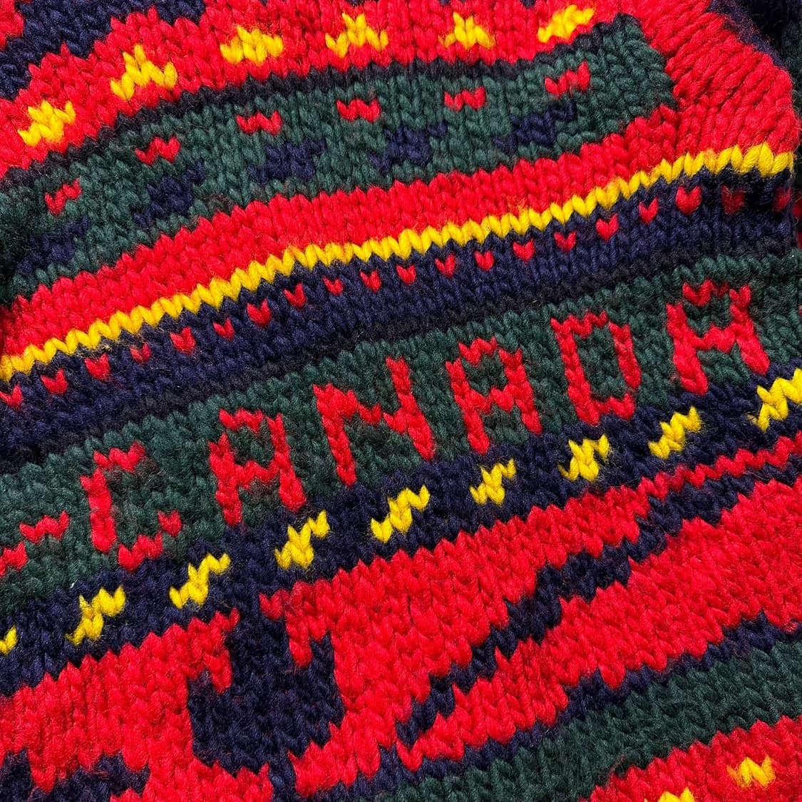 FAB 메이플 캐나다 패턴 코위찬 숄카라 니트 가디건 상품이미지7