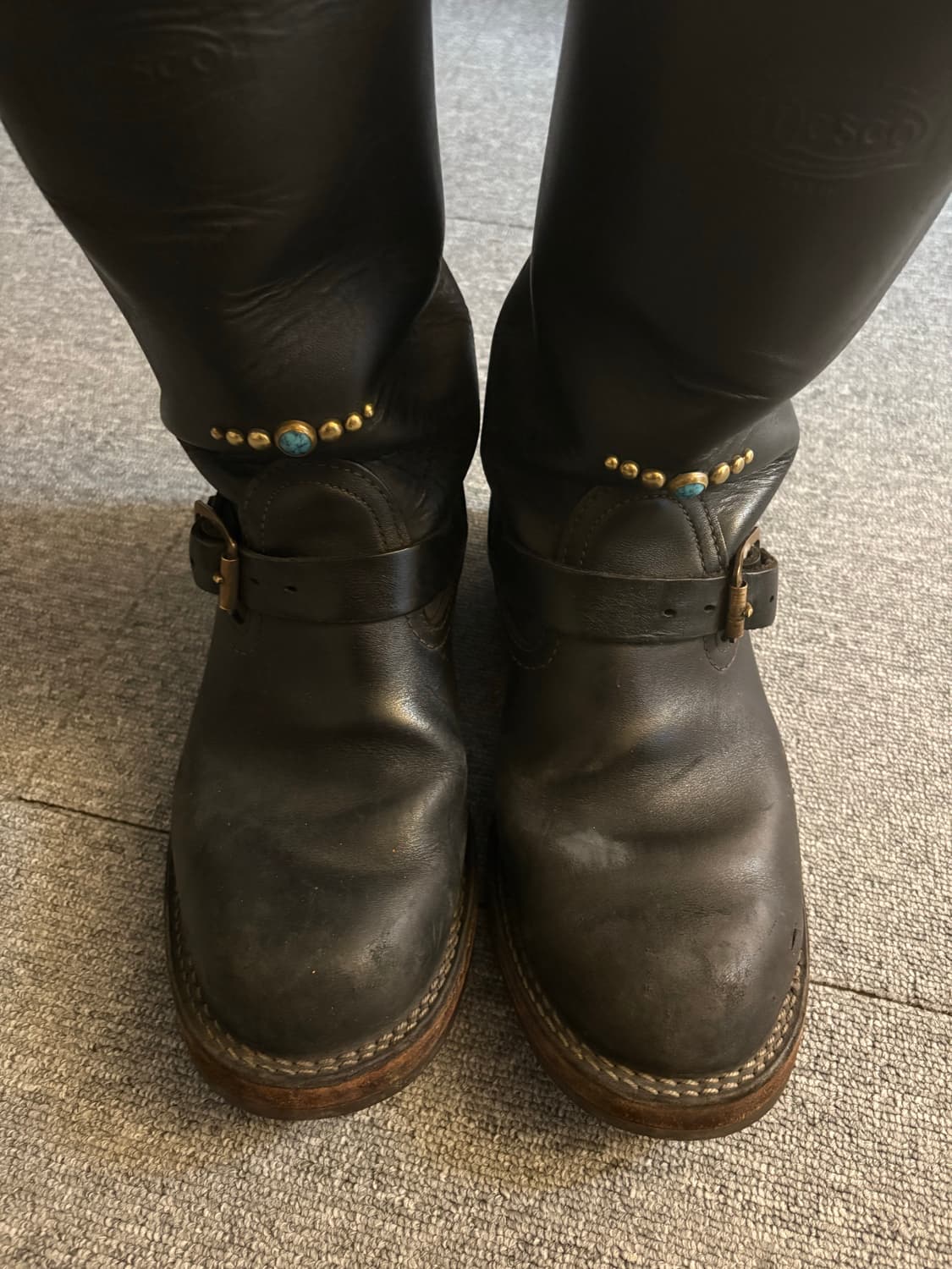 [10.5D] 웨스코 보스 블랙  엔지니어부츠 상품이미지3