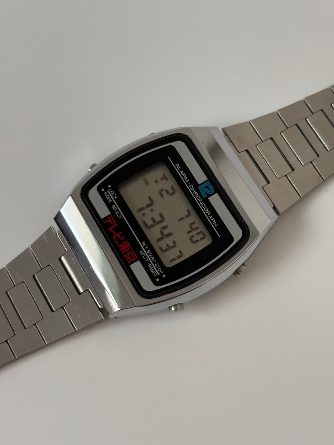 1990s Silver Square Digital Quartz 상품이미지4