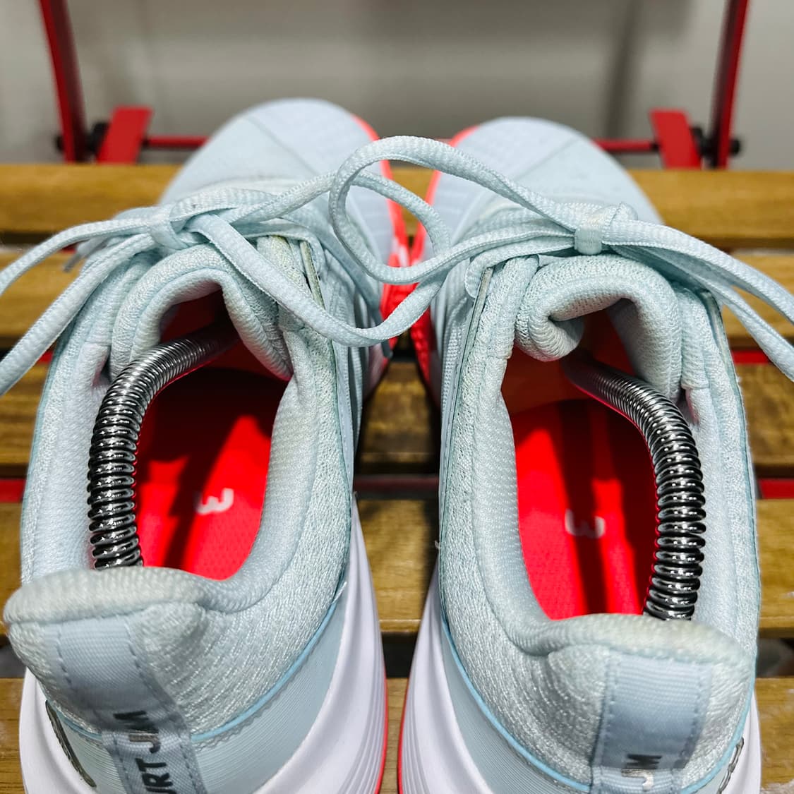 250) 아디다스 배드민턴화 남녀공용 인도어화 바운스 민트 상품이미지5