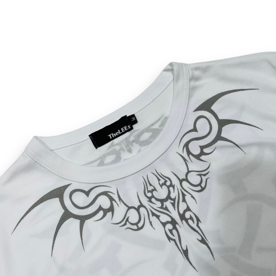 The Lees 트라이벌 타투 펑크 반팔 기능성 티셔츠 상품이미지3