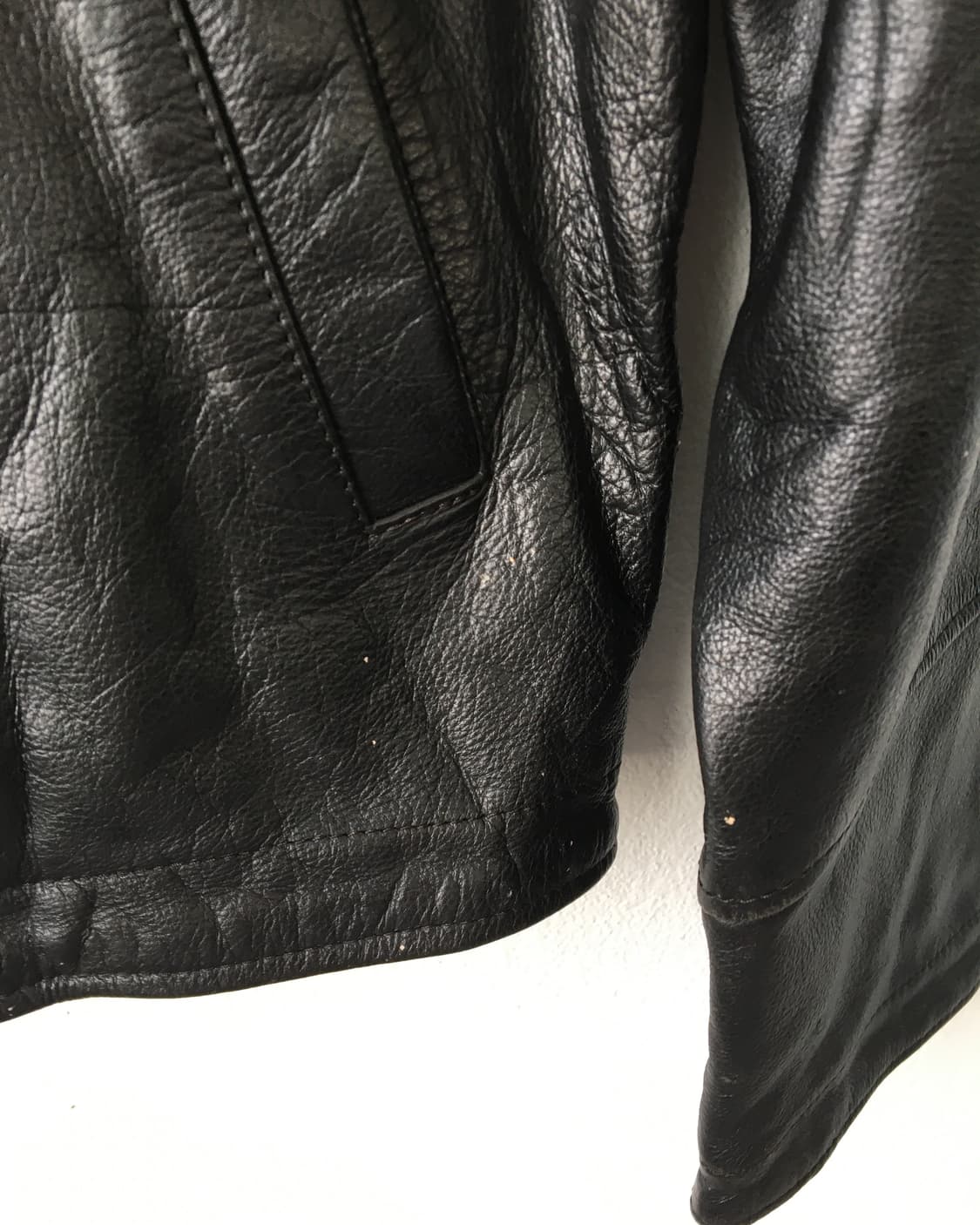 Over fit leather jacket 상품이미지4