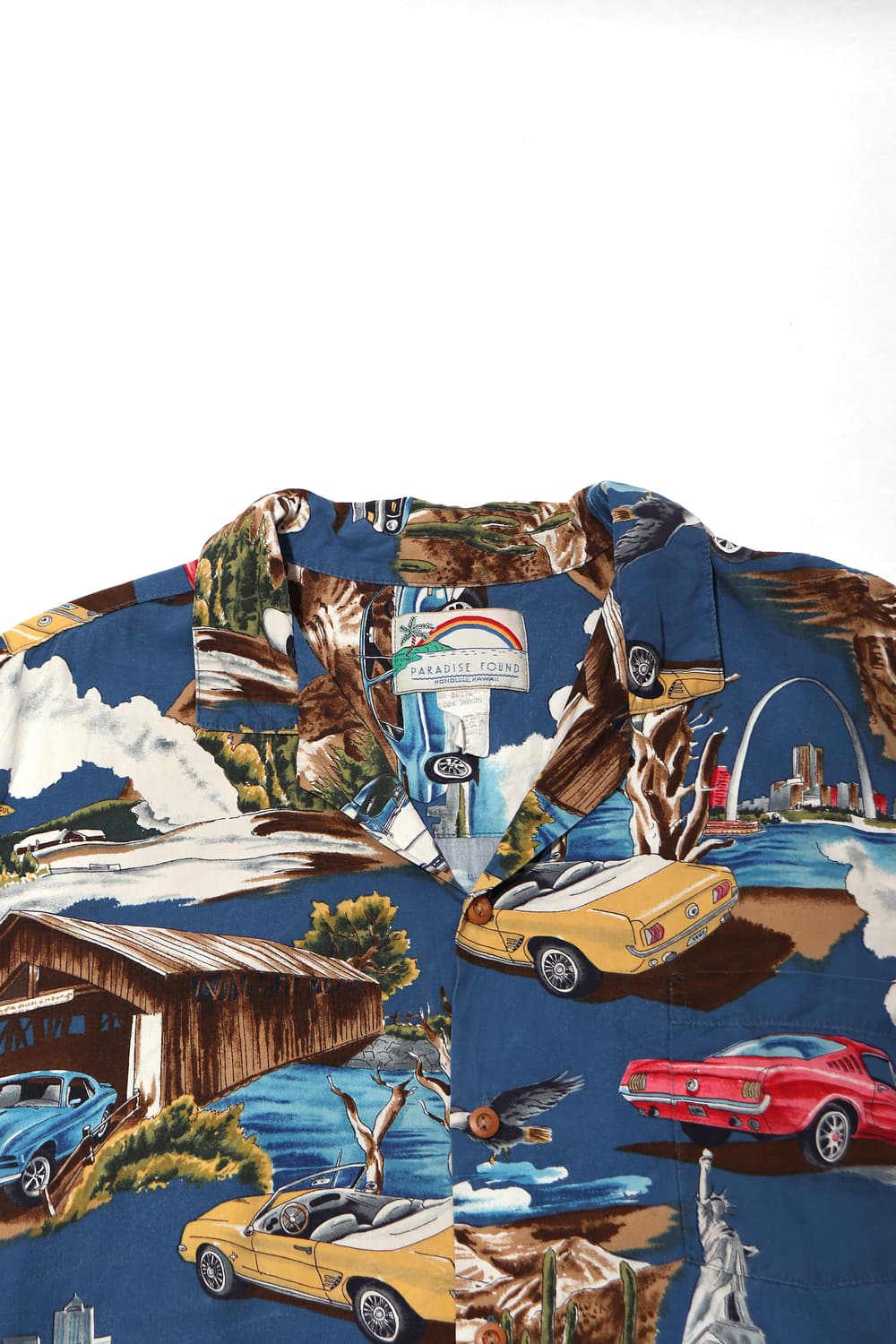 PARADISE FOUND USA MADE 레이온 하와이안 셔츠   상품이미지3
