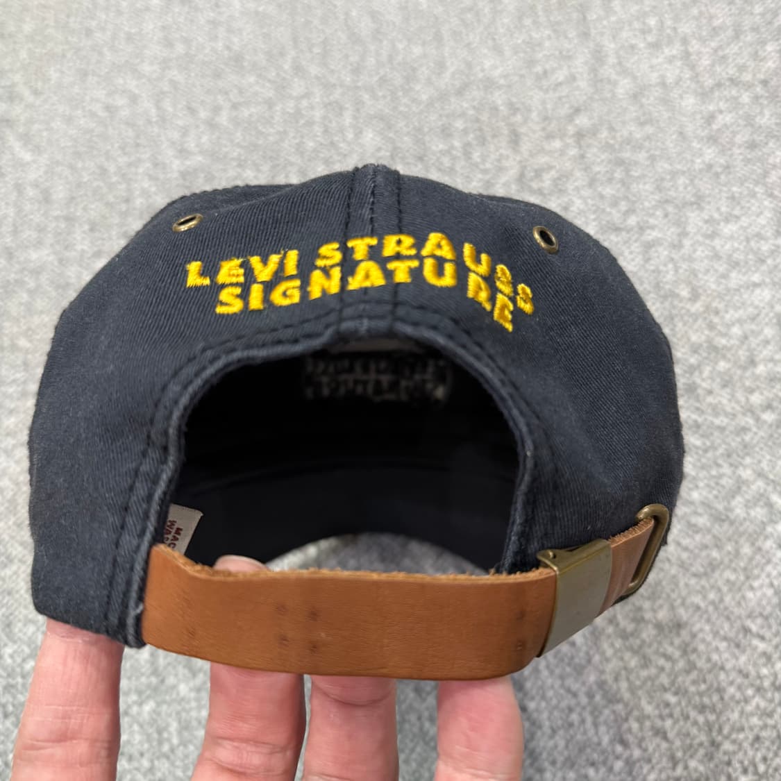 품명 - F 리바이스트라우스 시그니처 리벳 빈티지 볼캡 모자 상품이미지6