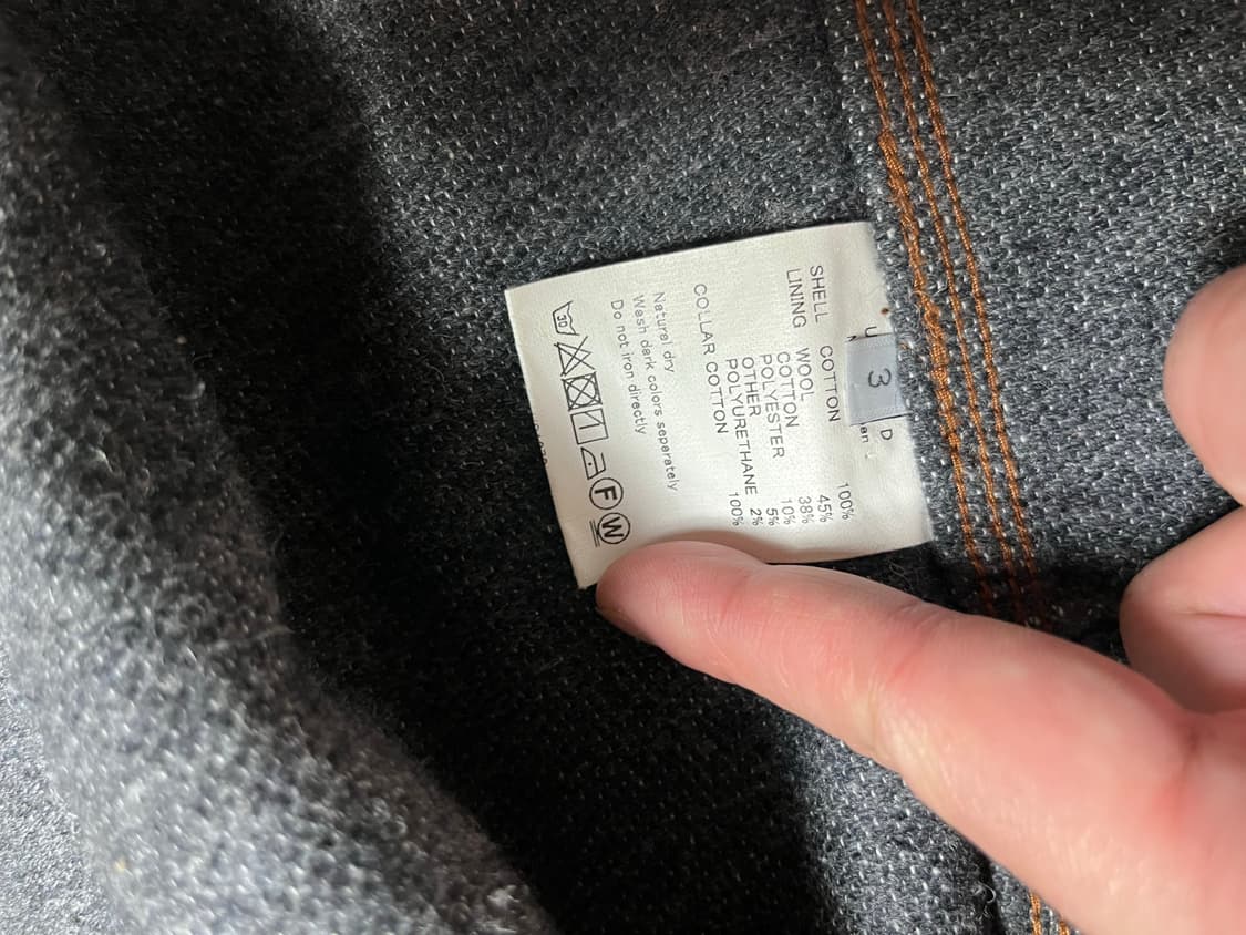 (3)언유즈드 UNUSED 덕 커버올 자켓 (브라운) 워크자켓 상품이미지10