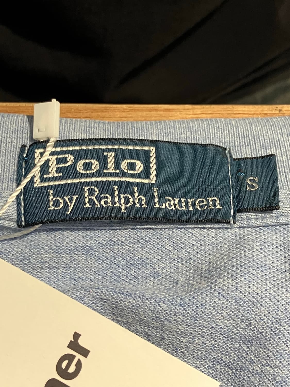 Polo Ralph Lauren 라이트 블루 카라 반팔 티셔츠 S 상품이미지5