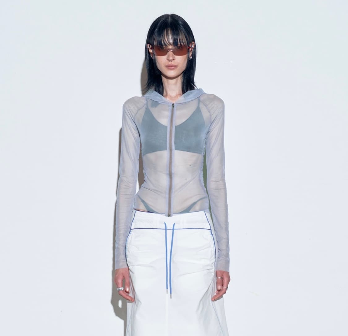 스컬프터 메쉬 셔링 집업 mesh zip up M sculptor 상품이미지1