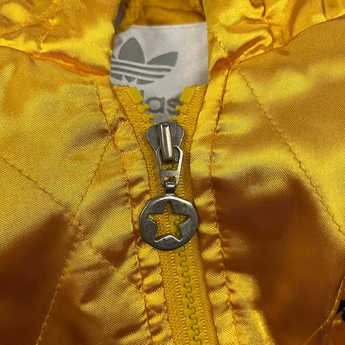 [정품/95] 아디다스 퀼팅 후드 옐로우 자켓 b14 상품이미지7