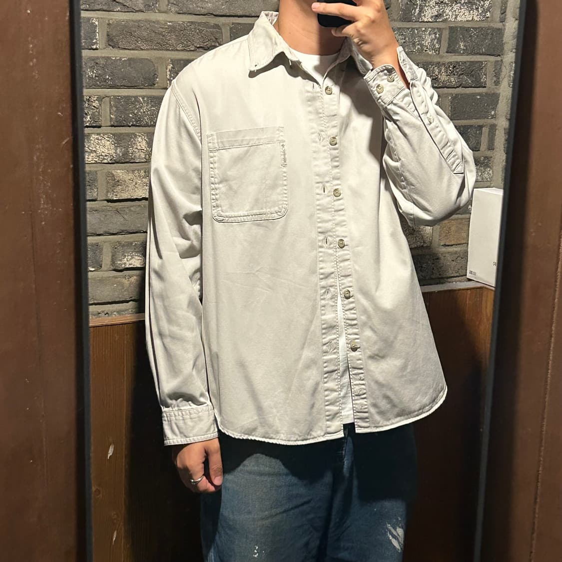 L) 컬럼비아 아웃도어 코튼 셔츠 상품이미지1