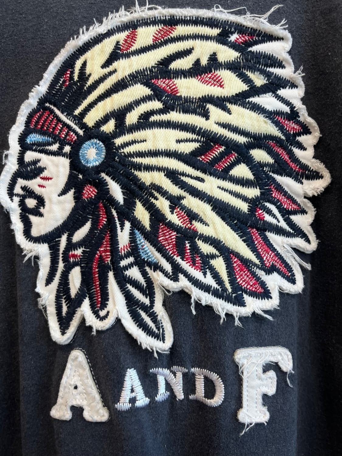 아베크롬비 인디언 아플리케 롱슬리브 상품이미지2