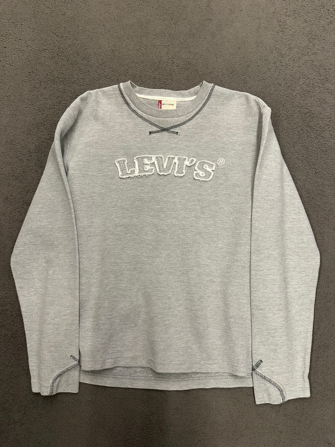 리바이스 빈티지 로고 와플 슬리브 처분  상품이미지1