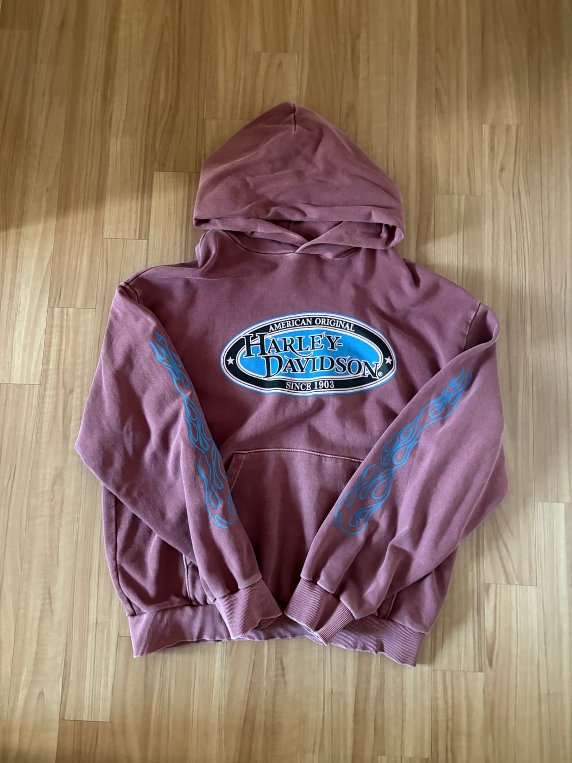 할리 데이비슨 빈티지 후드티 판매합니다  상품이미지1