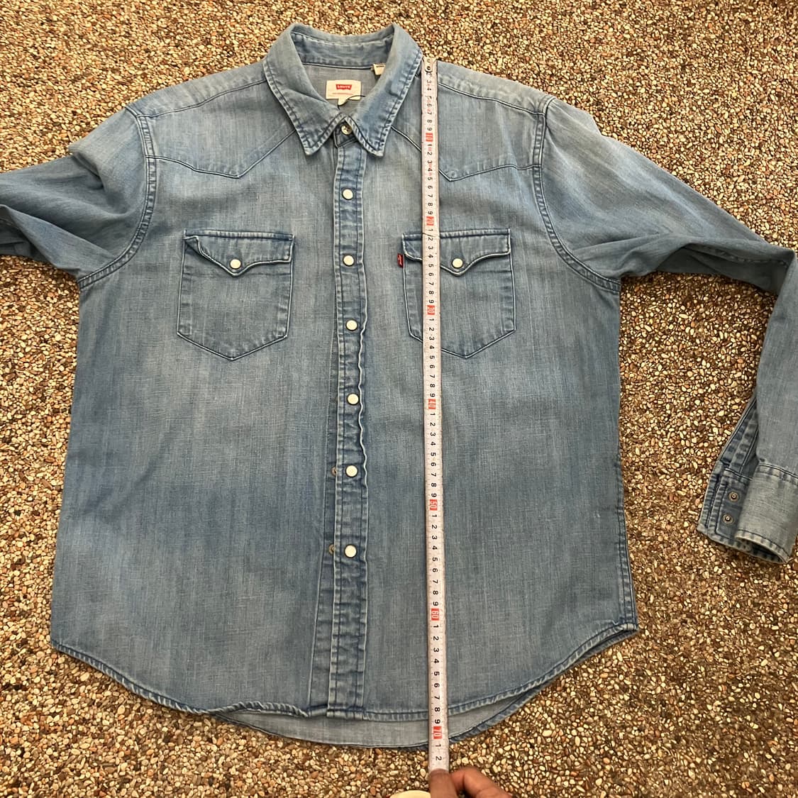 195 리바이스 웨스턴 데님 셔츠 상품이미지5