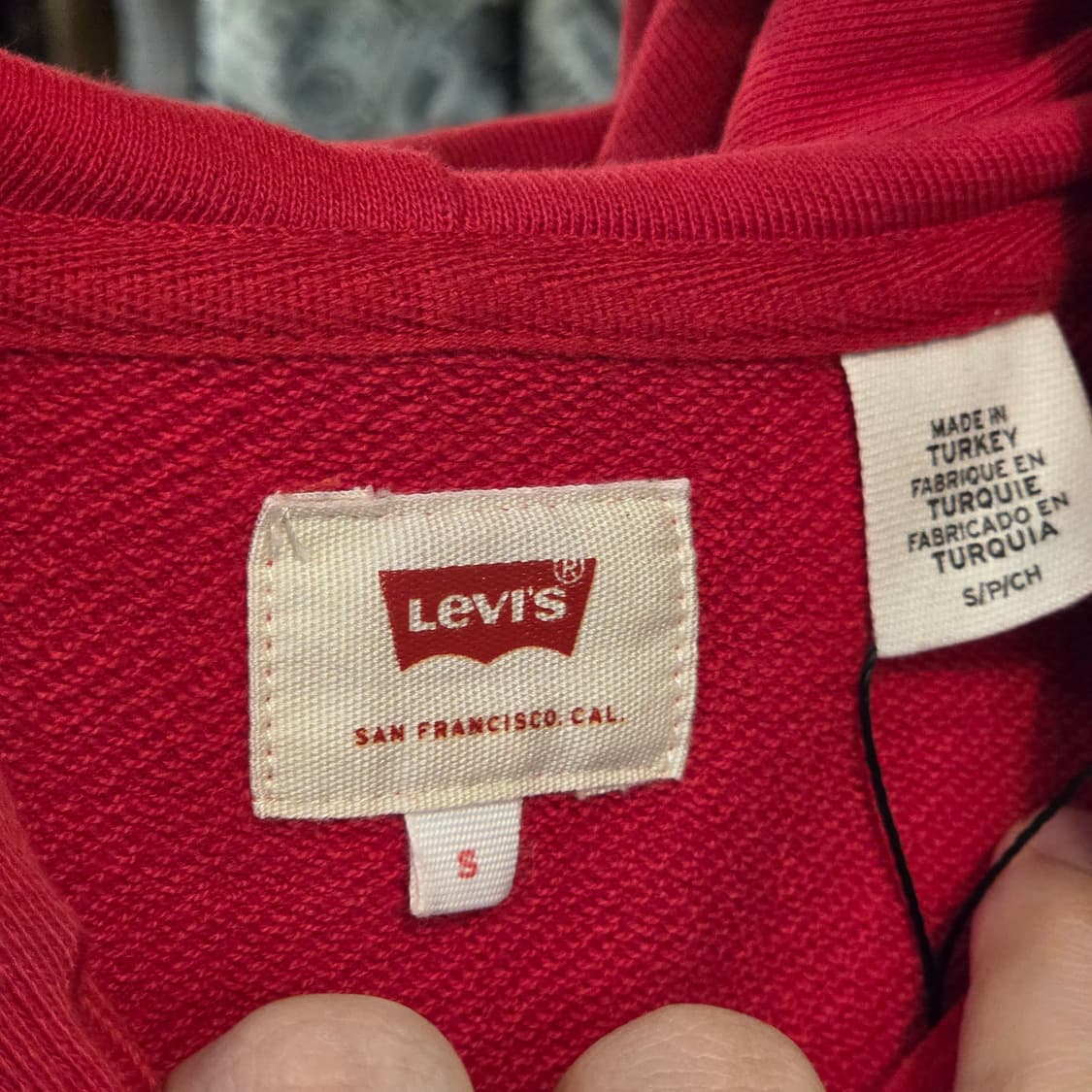 리바이스 레드 빅로고 자수 후드집업 상품이미지7