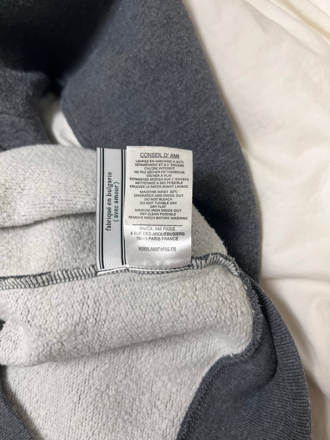 아미 맨투맨 티셔츠 상품이미지5