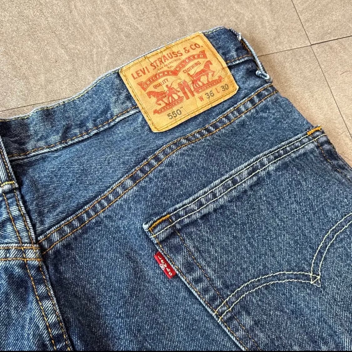 리바이스 정품 550 데님 청바지 바지 상품이미지9