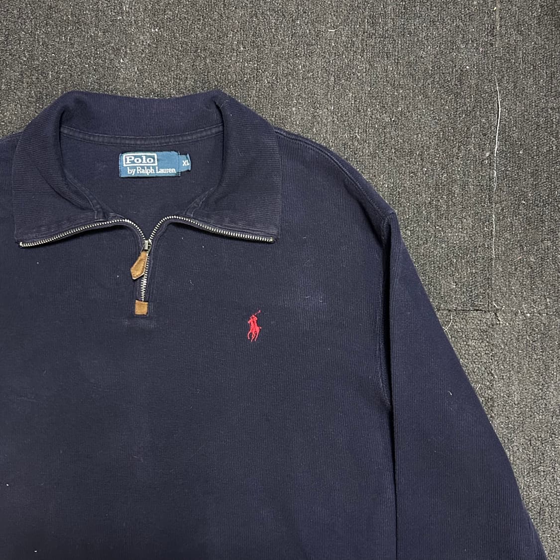 폴로 랄프로렌 레드포니 니트 반집업 맨투맨 xl 상품이미지6