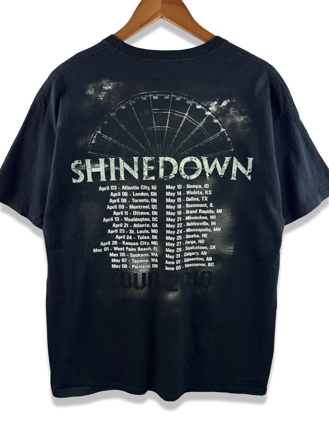 SHINEDOWN  2010 투어 티셔츠3215 상품이미지2