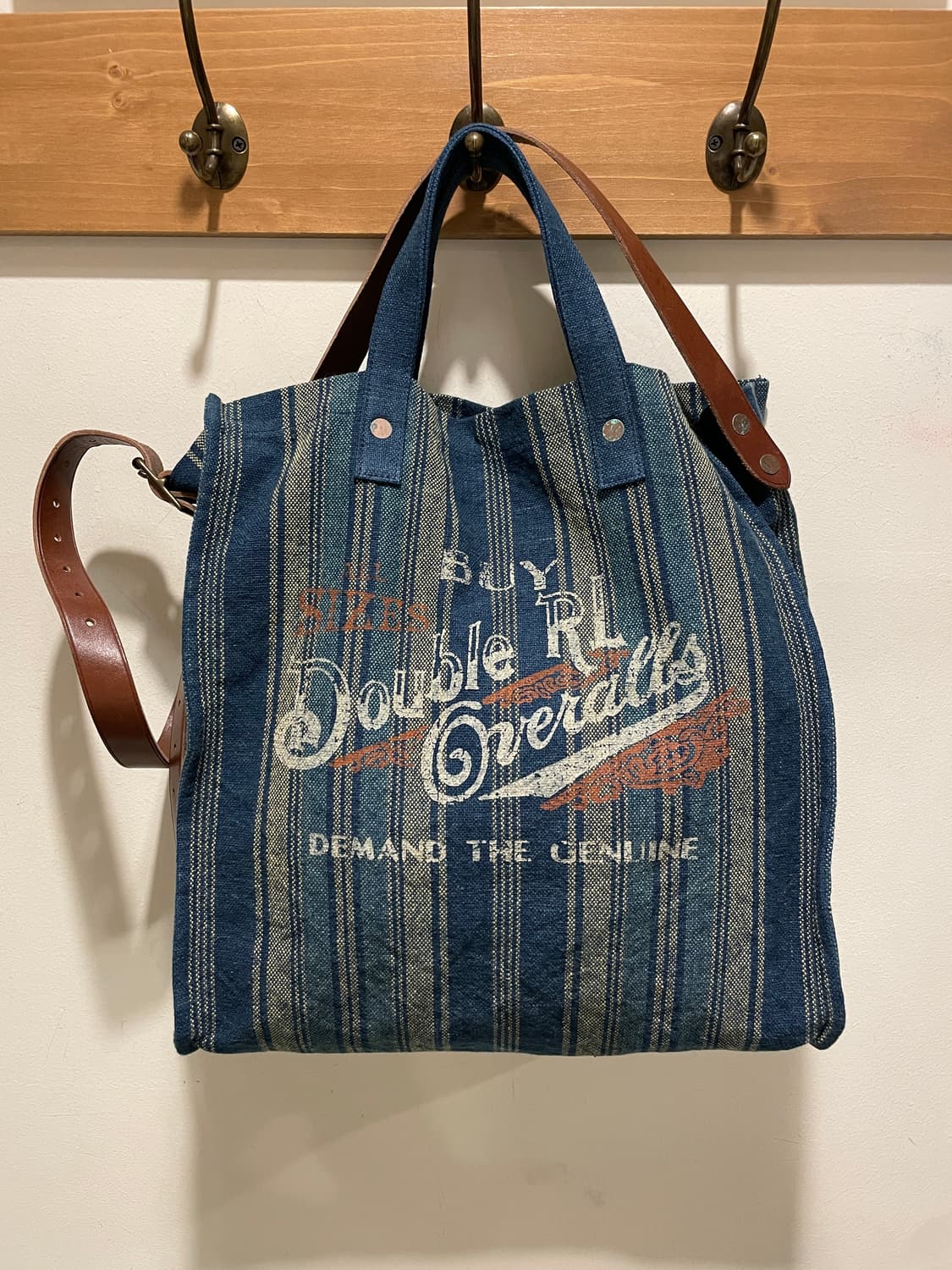 더블알엘 rrl 인디고 카펜터 토트백 상품이미지1