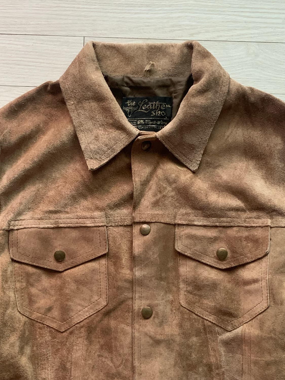 70s Sears 더 레더 샵 스웨이트 트러커 자켓 상품이미지2
