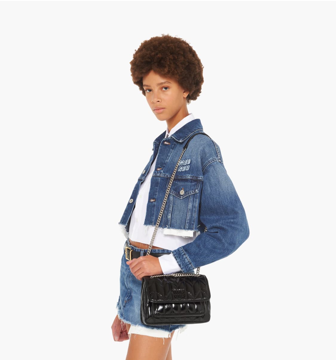 [A+ 정품] 미우미우 마테라쎄 체인 크로스백 상품이미지10