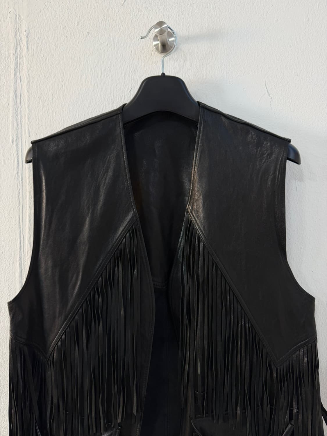 시스템 웨스턴 프린지 레더 베스트  상품이미지2