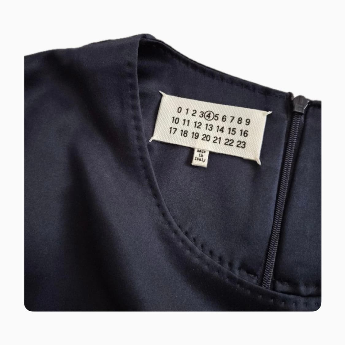 40)Maison Margiela 사틴 반팔 블라우스 상품이미지4