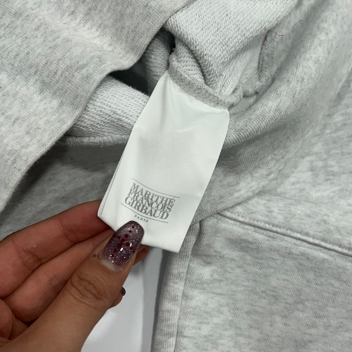 마리떼 프랑소와저버 크롭2-way 멜란지 후드집업 상품이미지7