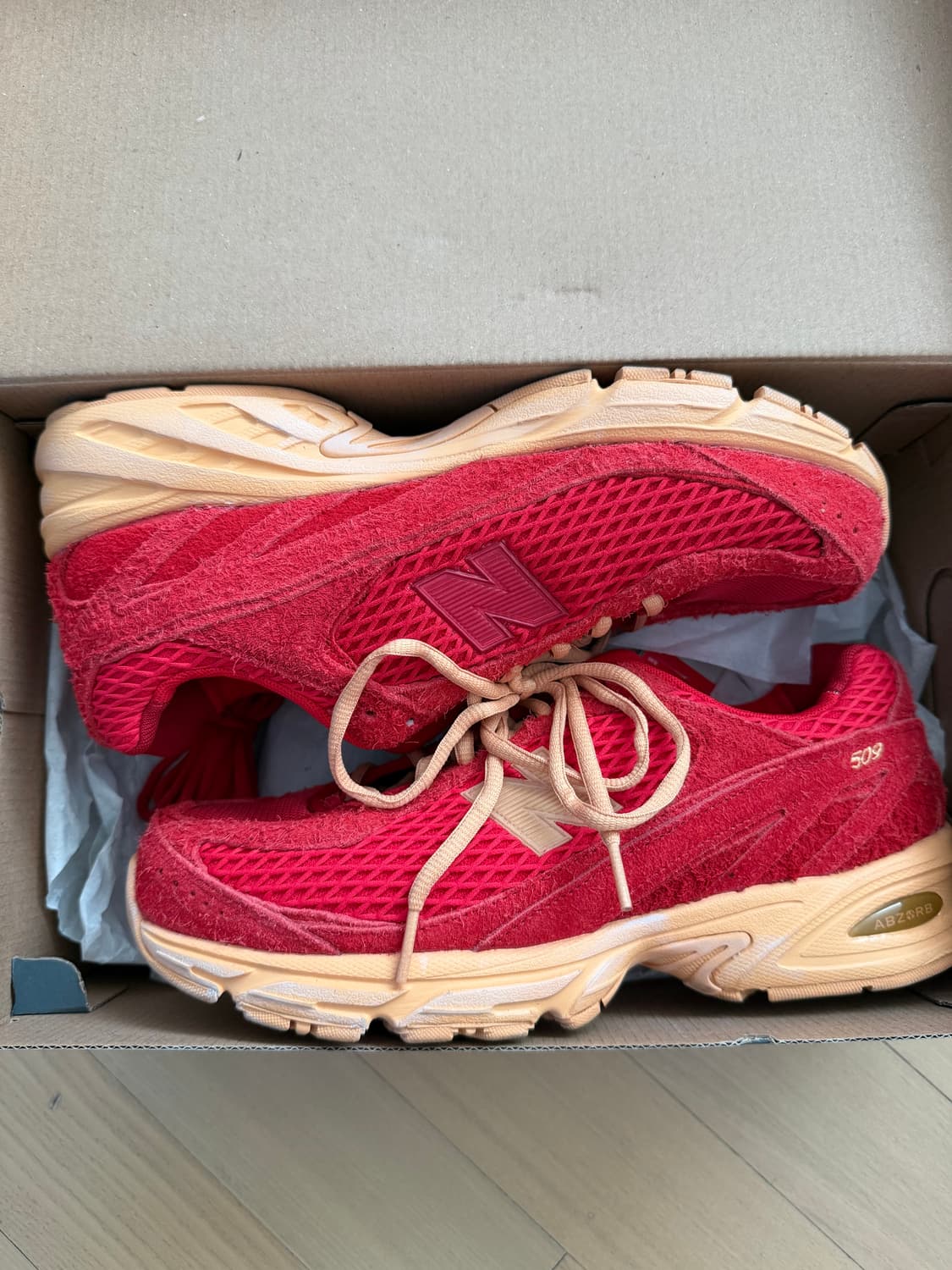 뉴발란스 엑슬림/255사이즈/ 1회 착용 상품이미지5