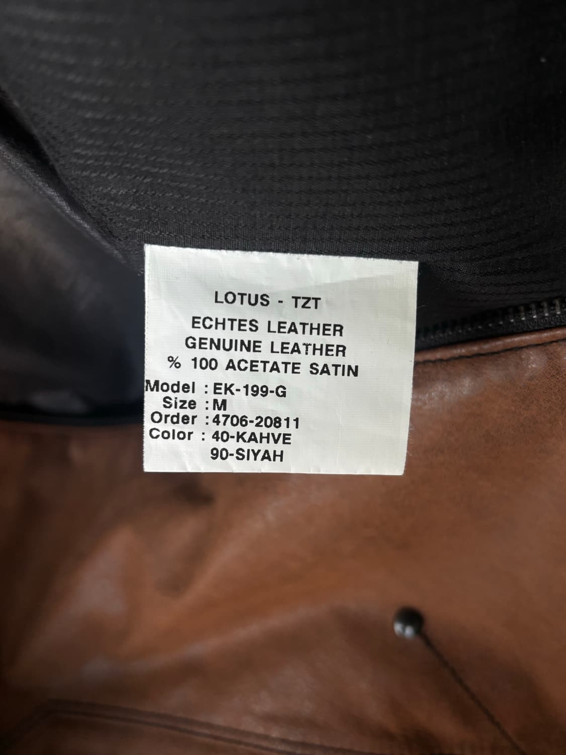 레더 바이커 자켓  상품이미지8