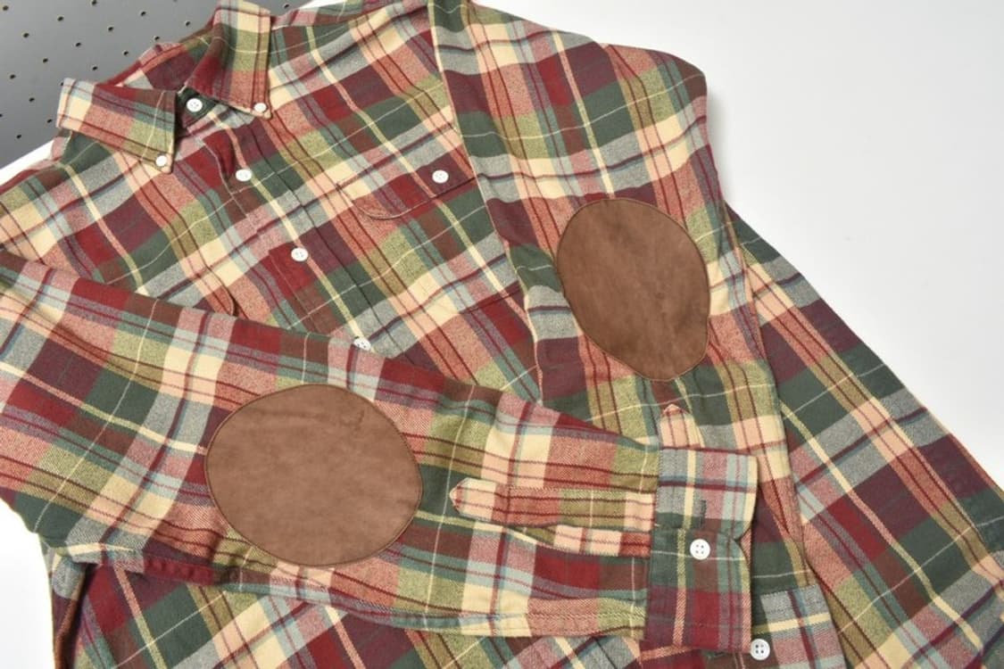 폴로 랄프로렌 암패치 체크 셔츠 남방 L N1252 상품이미지6