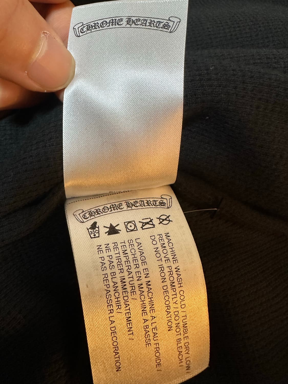 크롬하츠 블루 버티컬 후드집업 M 상품이미지6