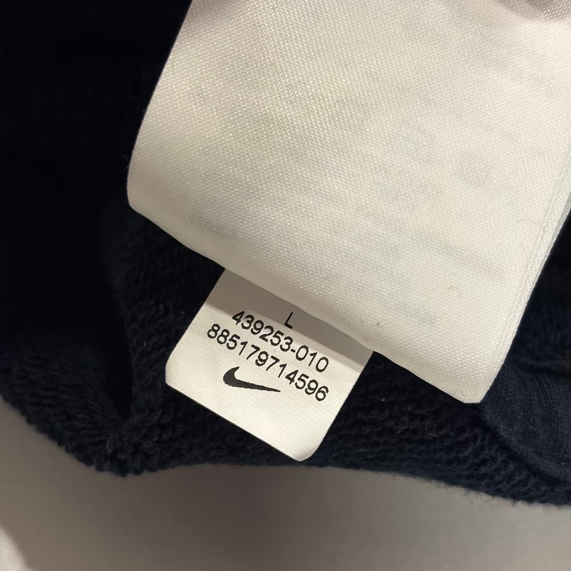 [L] 11s 나이키 맨유 블랙 풀집업 후드집업 B737 상품이미지10