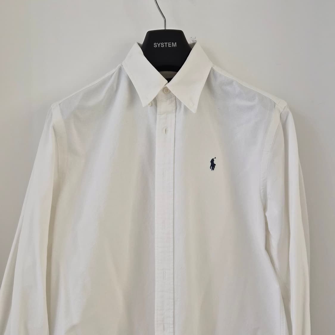 폴로 랄프로렌 가먼트다이 클래식 화이트셔츠 남성M 상품이미지1