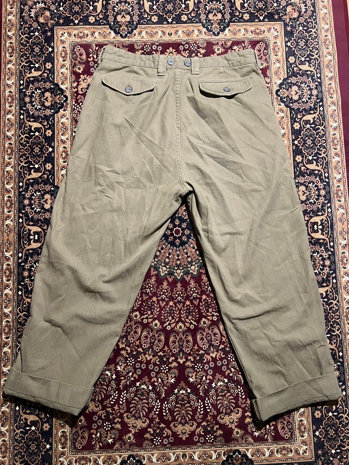 나이젤 카본 LYBRO 헤링본 워크 팬츠 올리브 상품이미지2