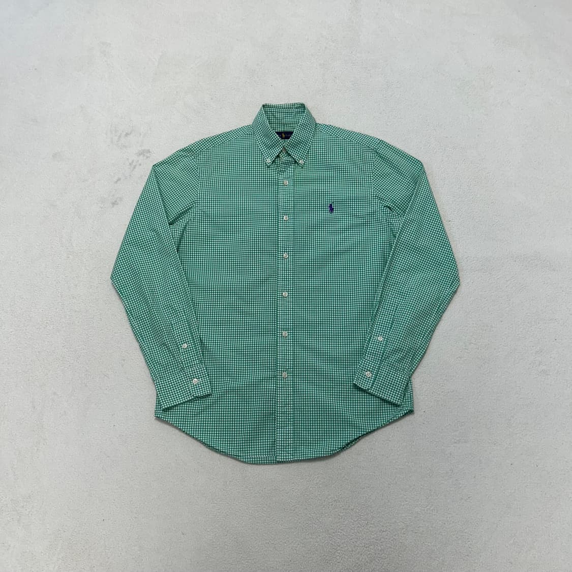 Polo green gingham check shirt  상품이미지4