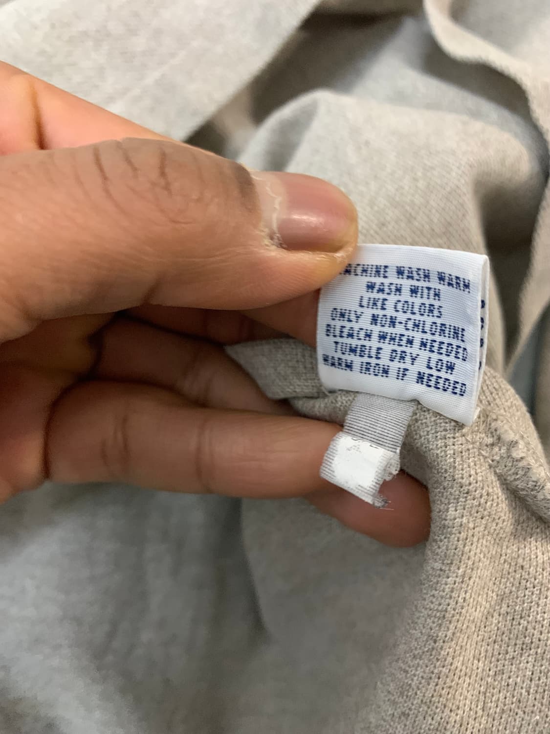 폴로 랄프로렌 긴팔 카라티 XL 회갈색 상품이미지7