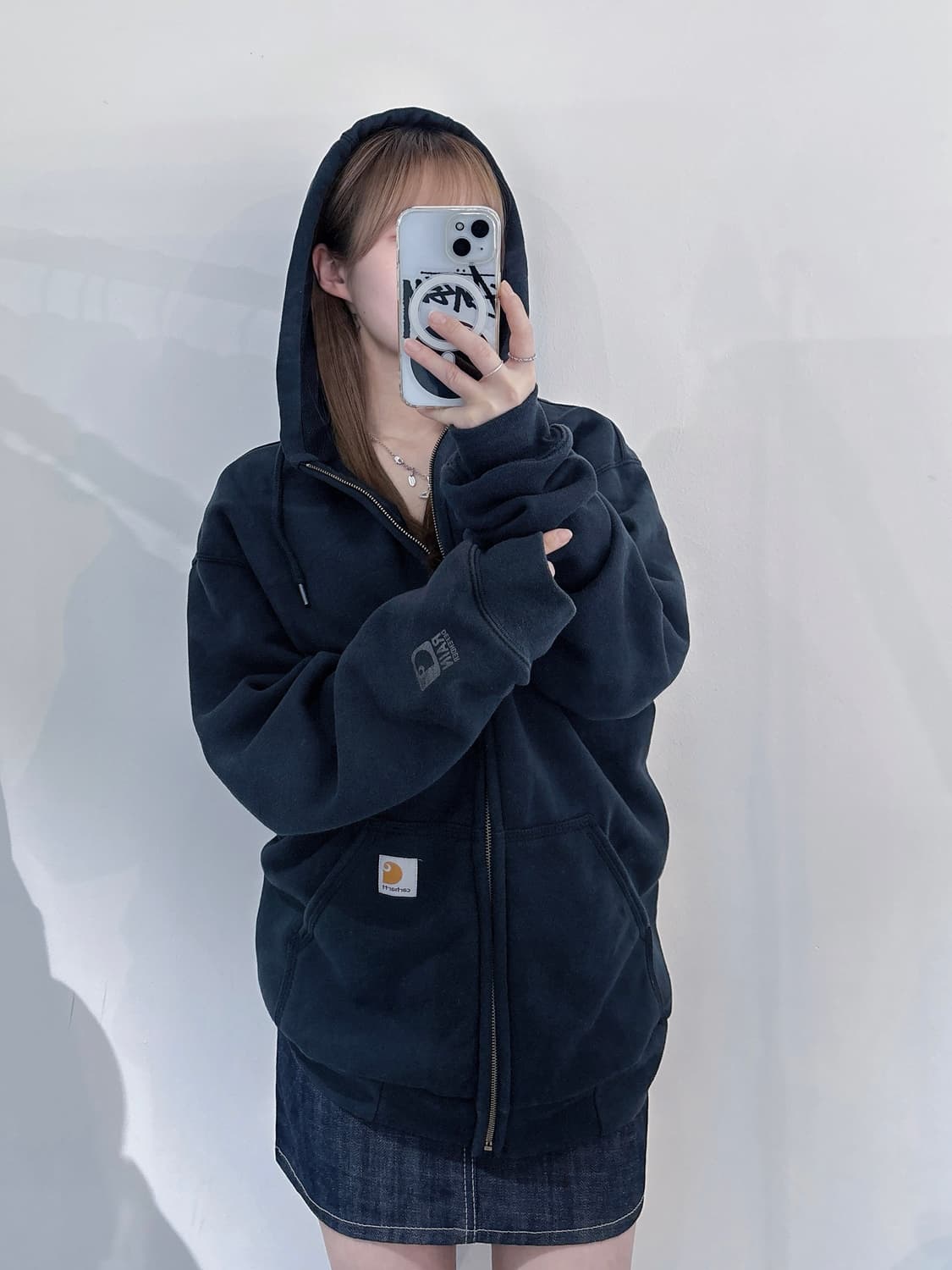 칼하트 레인디펜더 써멀 후드집업 상품이미지2