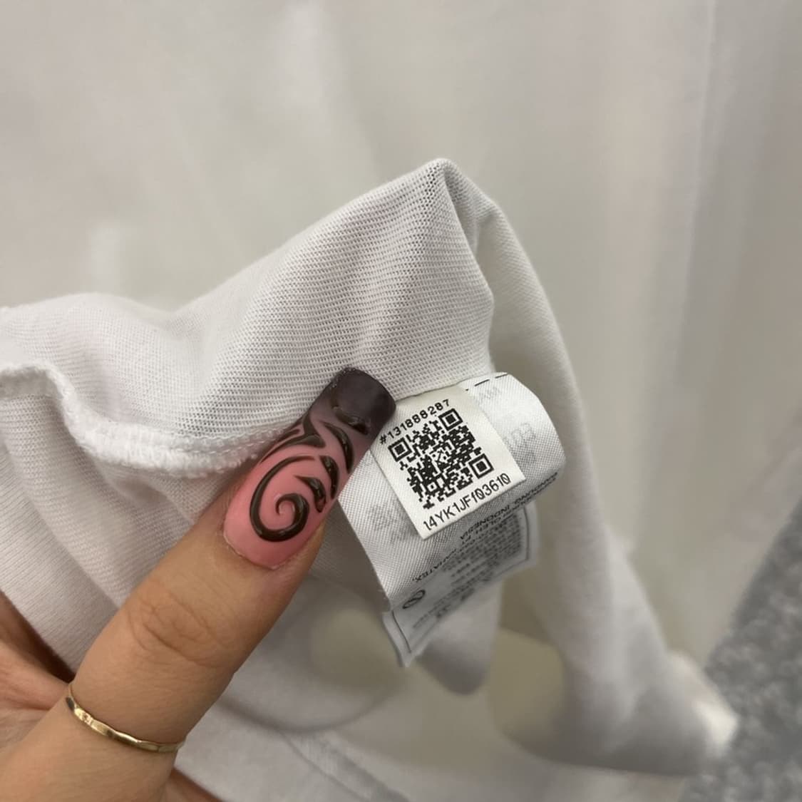 아디다스 빈티지 캐주얼 Y2K 3ST 링거티 반팔티 L C11880 상품이미지7