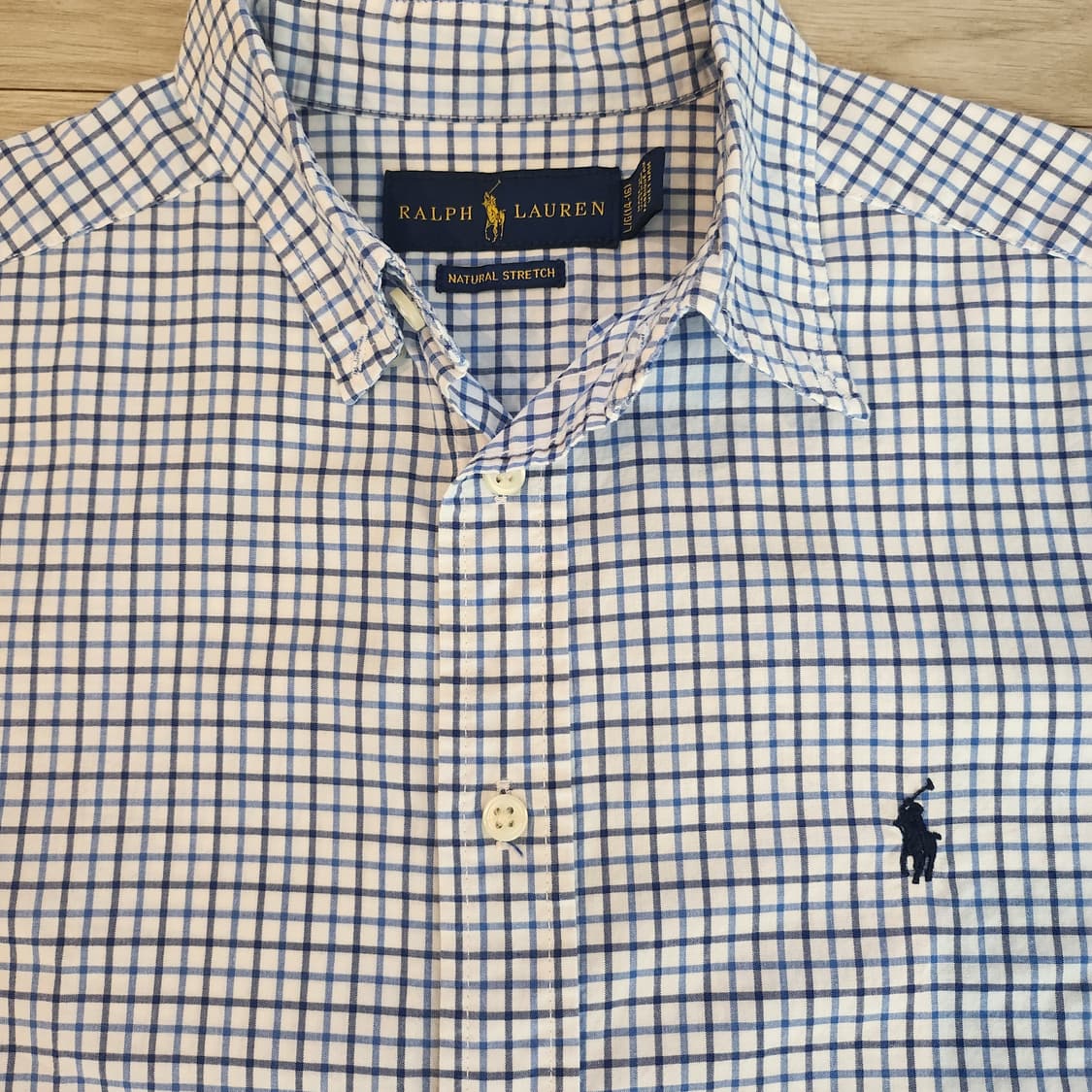 폴로 잔체크 셔츠 상품이미지2