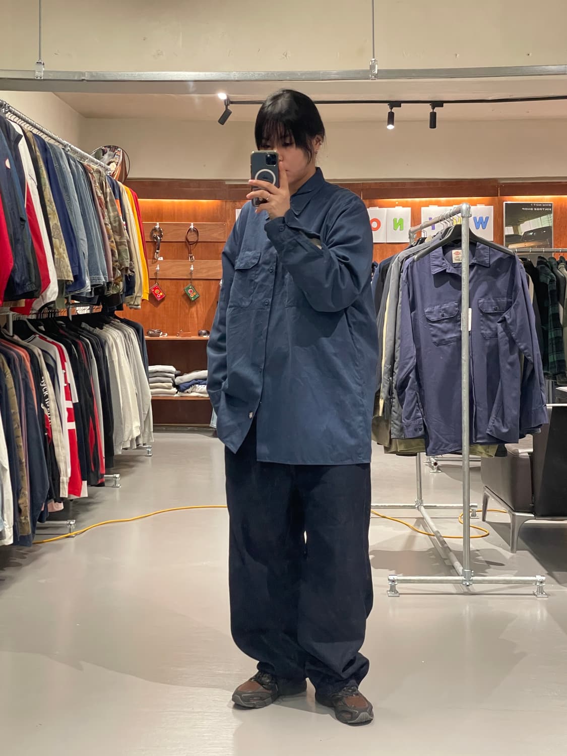 디키즈 워크 셔츠(블루)   상품이미지5