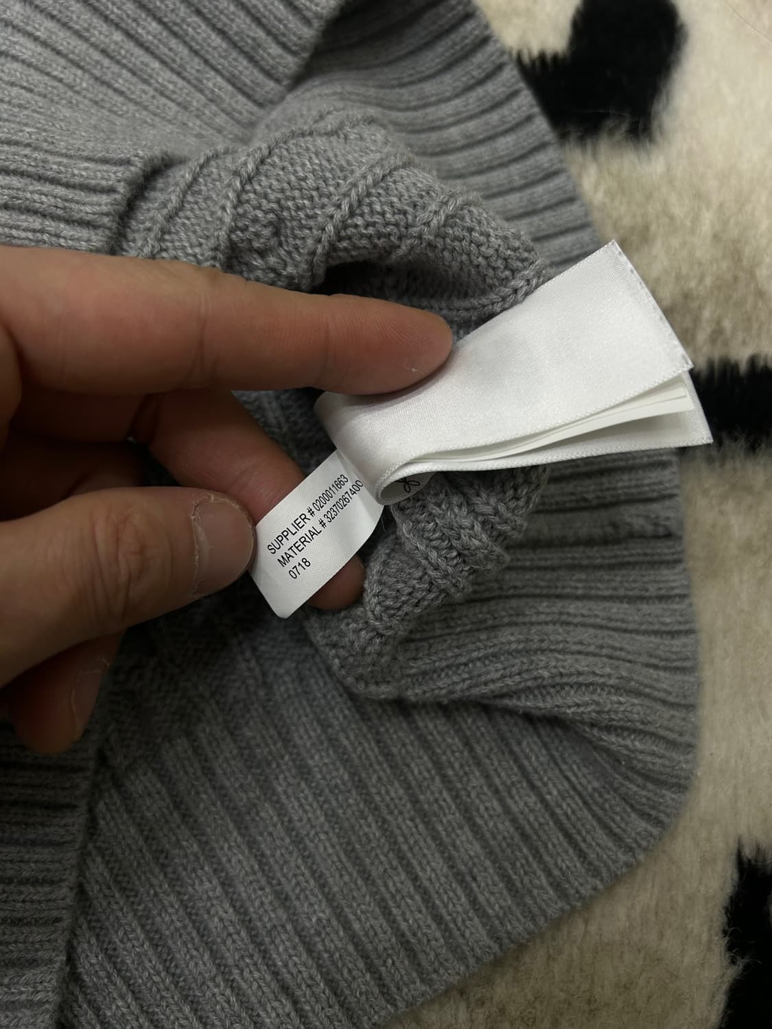 [여성S]폴로랄프로렌 라운드 꽈배기 니트/그레이 상품이미지7