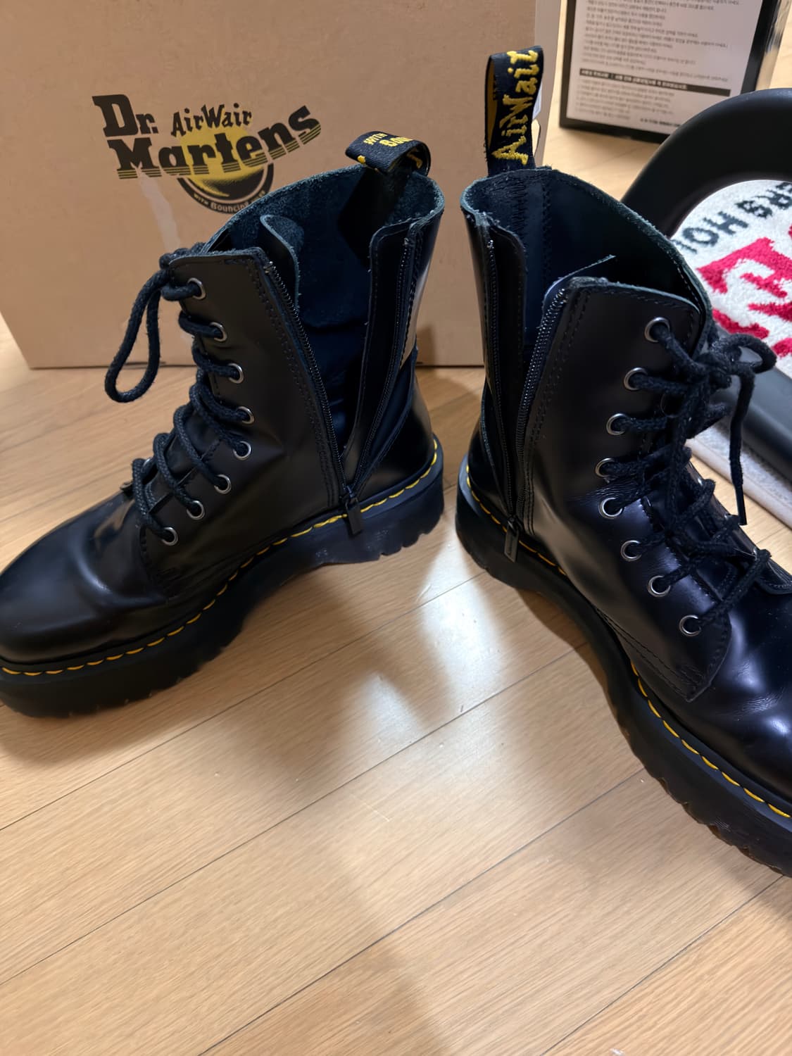 닥터마틴 제이든 블랙 부츠 280 상품이미지5