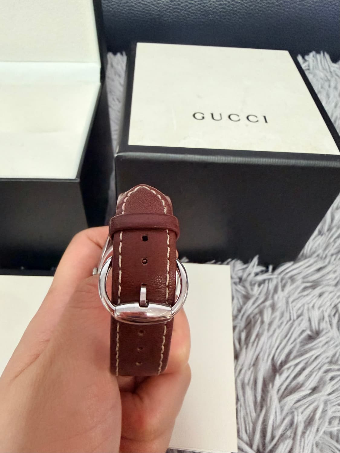 구찌 홀스빗 쿼츠 시계 여성 상품이미지7