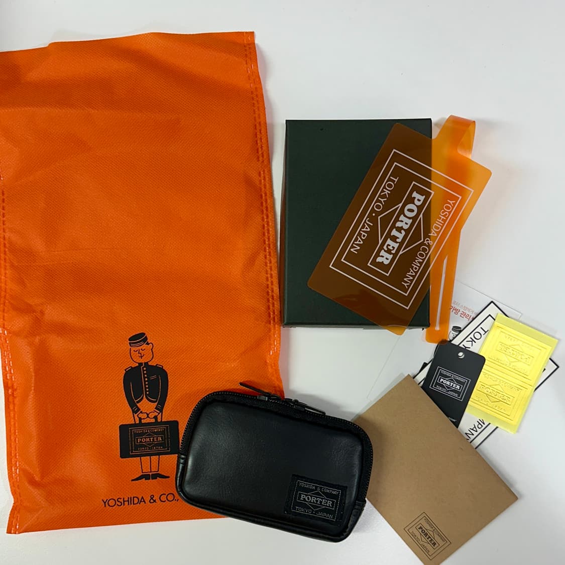 포터 알루프 코인 케이스 블랙(Poter Aloof Coin Case) 상품이미지1