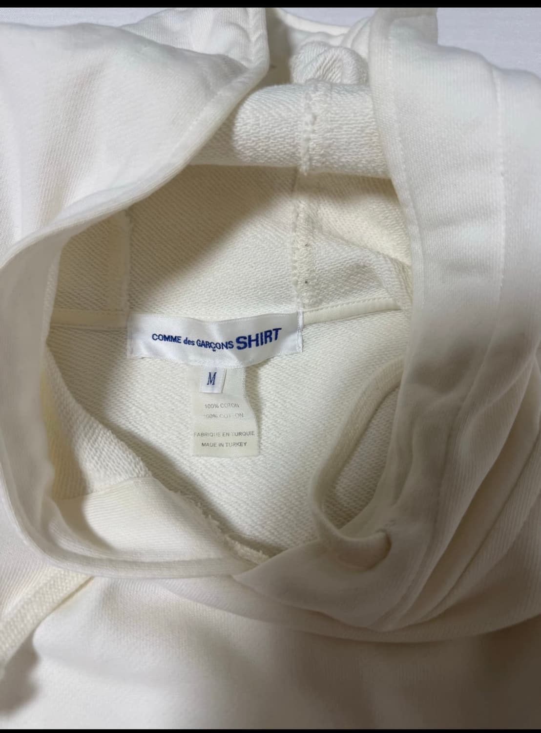 꼼데가르송 shirt 코튼 후드 상품이미지3
