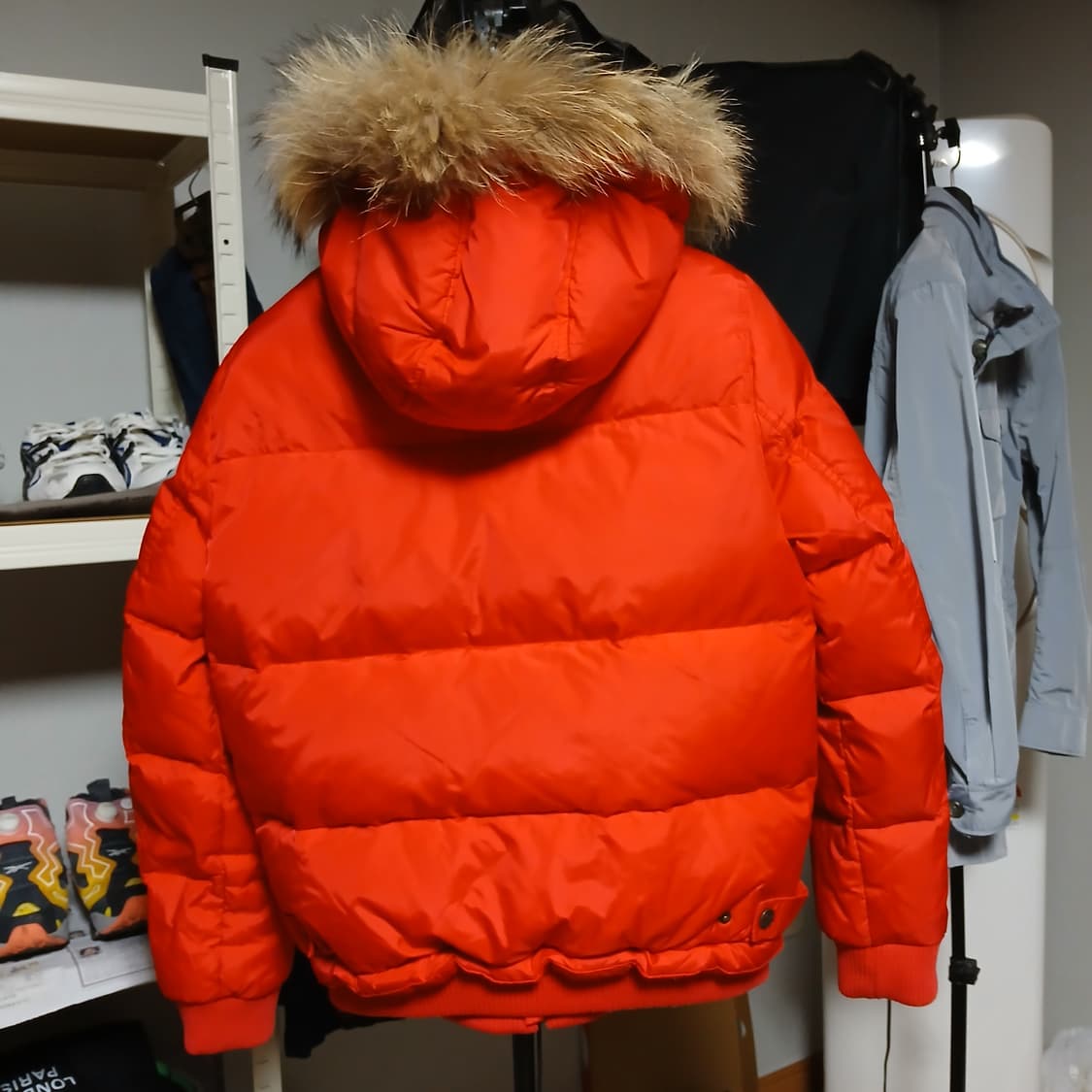 y2k 폴프랭크 원숭이 오리털 패딩 다운 자켓 겨울 상품이미지3