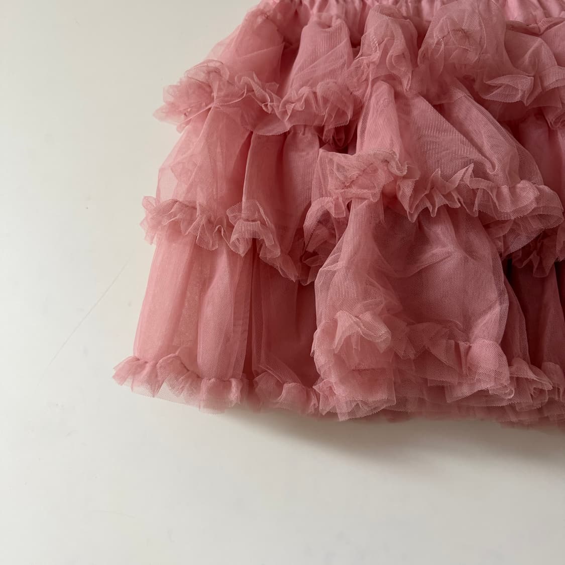 새상품 여자 캉캉 쉬폰 미니스커트 (핑크) 상품이미지2