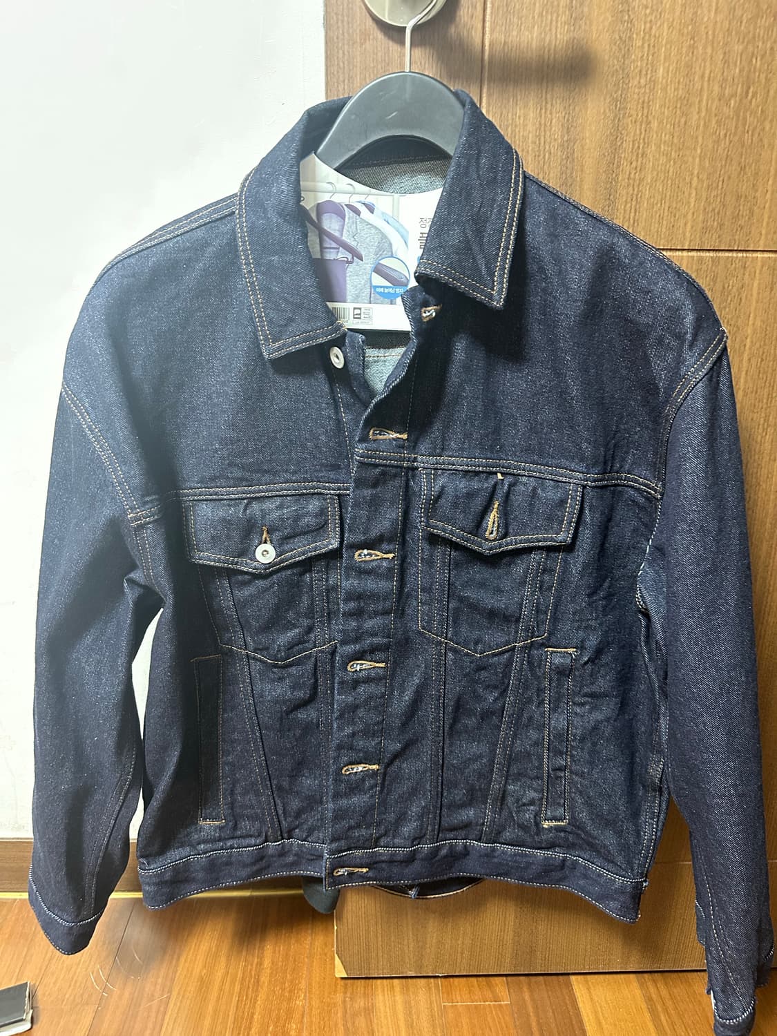 무신사 스탠다드 오버사이즈 데님 트러커 딥인디고 상품이미지1