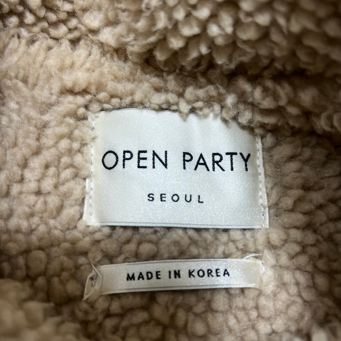 오픈파티 여성 미키마우스 자수 양털 데님 청자켓 [중청] M/95 상품이미지4